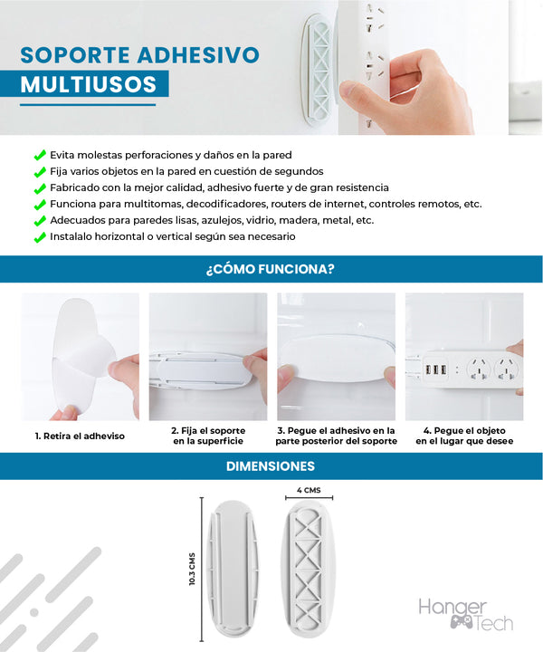 2X1 Holder Para Pared IZIORDER®