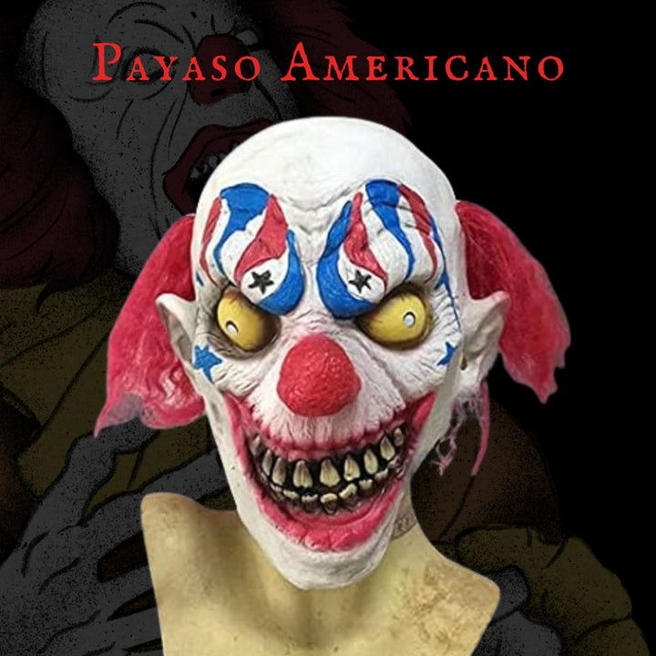 Máscara Latex PSYCHO CLOWN® Calidad Premium