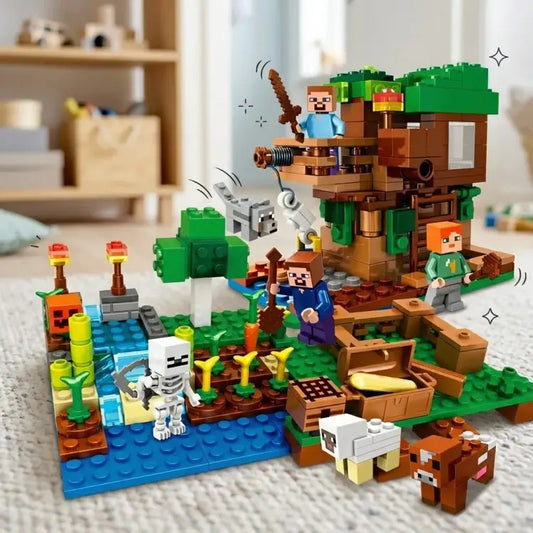 Set de Bloques MY WORLD® 𝗠𝗜𝗡𝗘𝗖𝗥𝗔𝗙𝗧 400 Piezas