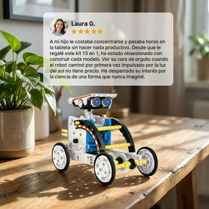 SolarBot™ Kit Robot Solar 13 en 1